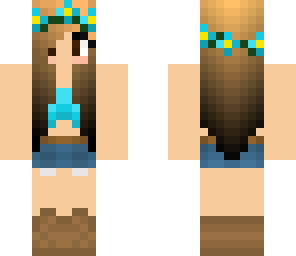 blue girl