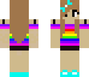 rainbow girl