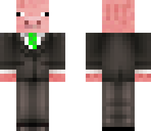 pig in a suit