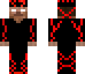 herobrine in black armour