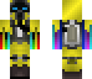 hazmat rainbow enderman
