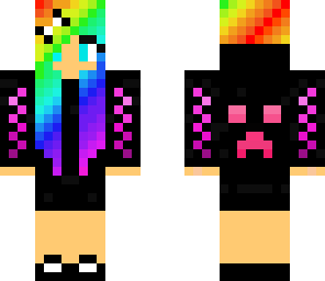 rainbow girl