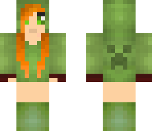 creeper hoodie girl