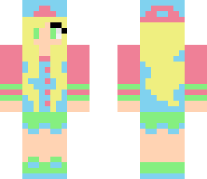 colorful tomboy girl by wikiweronika