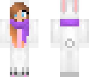 purple scarfed bunny
