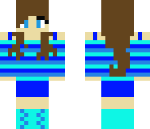 blue girl