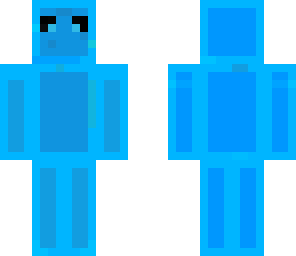 sad blue slime
