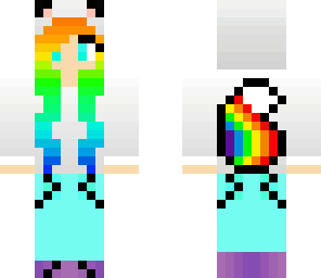 rainbow girl