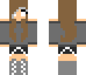 grey herobrine girl