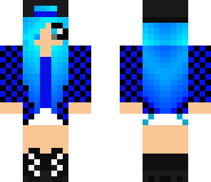 blue girl