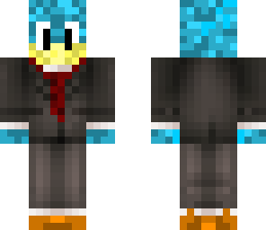 cute blue duck