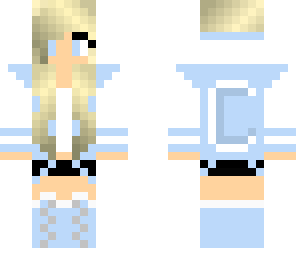 baby blue highschool girl