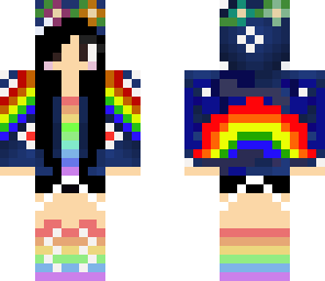 rainbow girl