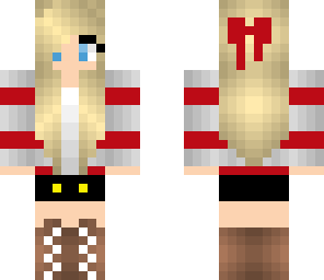 striped cute girl