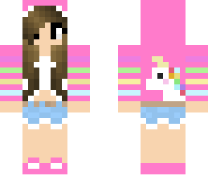 pink unicorn girl