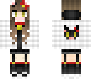 white neko with bells