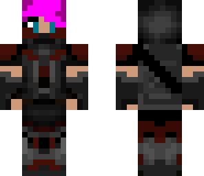 female pink-haired ninja