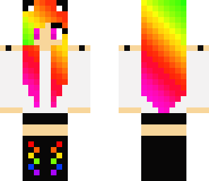 rainbow cat add tail please