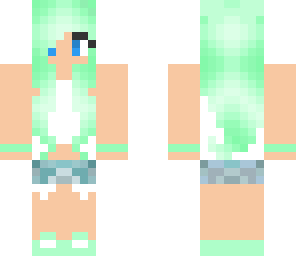 flying mint bunny