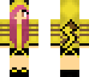 pikachu girl pink hair