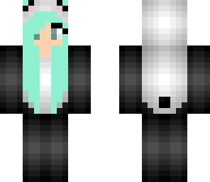 panda girl mint