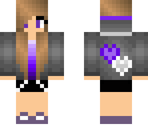 gamer girl purple