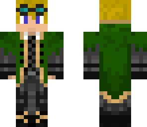 green robe
