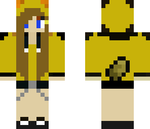 yellow hoddie chick