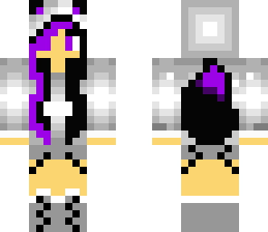 purple teenage girl wolf