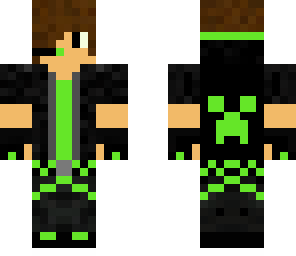 neon green creeper guy