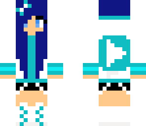 blue youtube girl
