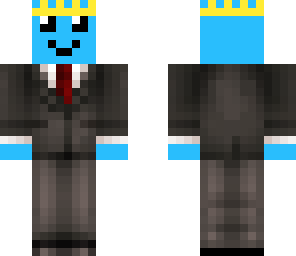 blue king in smoking