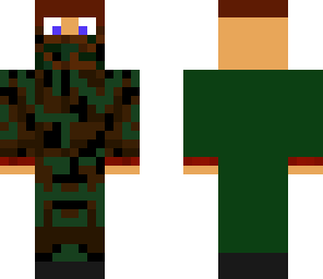 camo suit