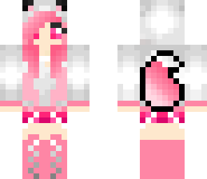 pink fox girl