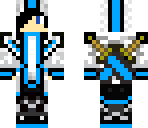 blue swordsman