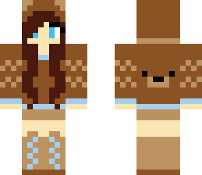 cute fuzzy bear girl