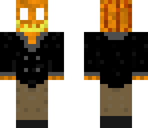 herobrine jack-o-lantern