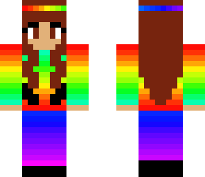 rainbow girl