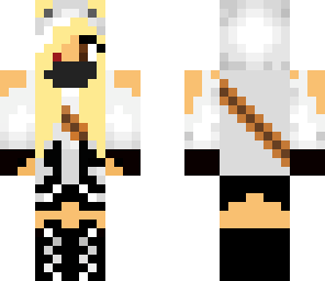 assasin girl with knives