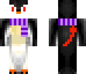 penguin at halloween