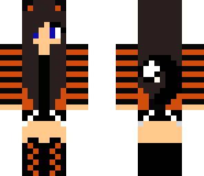 brunette halloween cat