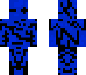 blue camo man