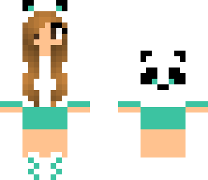 turquoise panda