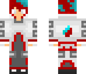 hmfjames kob e red and blue hair