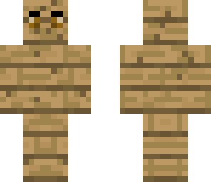 guy in oak wood planks camo
