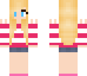 cute pink blond
