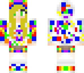 blond rainbow for my bff