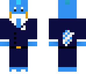 mudkip in blue suit