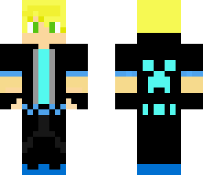 creeper whiteblue