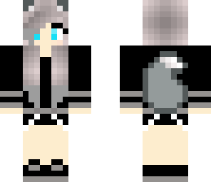 shy wolf girl